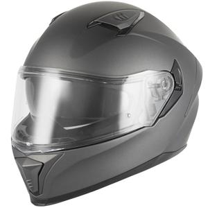 Casco integral de moto NOX N402, titanio mate