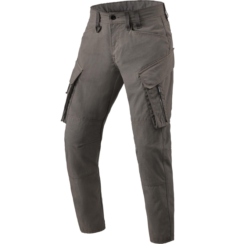 Pantalones de moto clásicos cónicos Revit Cargo Tristan color verde oliva oscuro