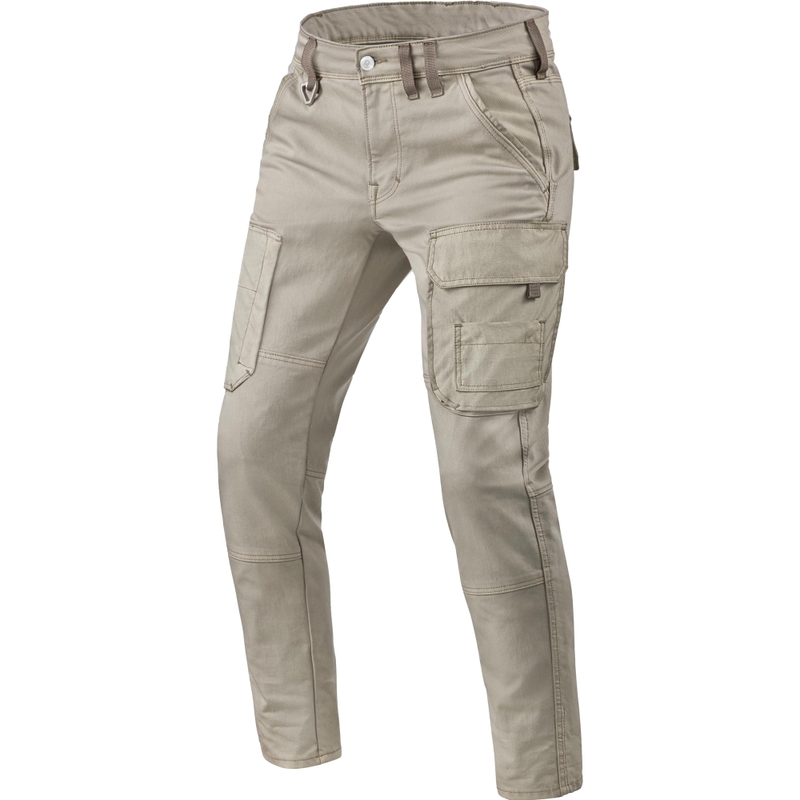 Vaqueros de moto Revit Cargo Brant Slim color arena