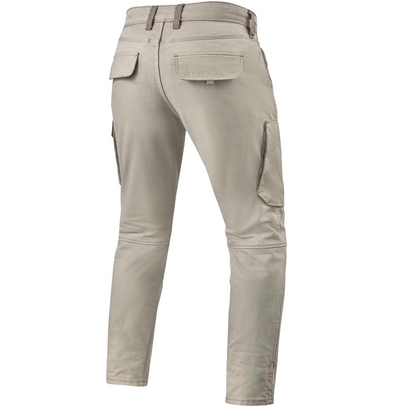 Vaqueros de moto clásicos Revit Cargo Brant Slim Sand