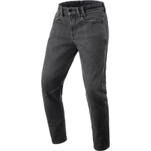 Vaqueros de moto Revit Detroit 3 Tapered Extra Cropped en negro oscuro