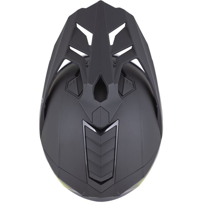 Casco de moto enduro ZED XD1 negro mate-amarillo fluo