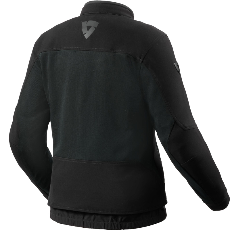 Chaqueta de moto Revit Highcrest para mujer, color negro