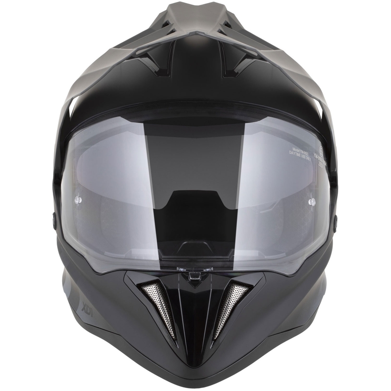 Casco de moto enduro ZED XD1 negro mate-gris oscuro