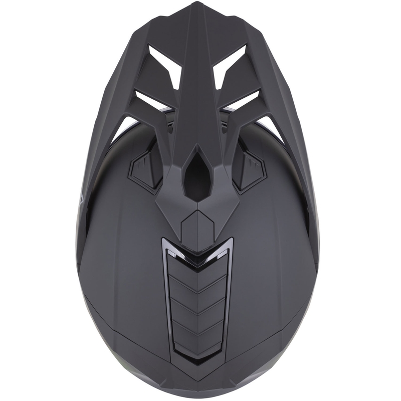 Casco de moto enduro ZED XD1 negro mate-gris oscuro