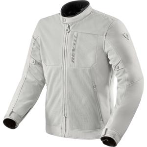 Chaqueta de moto Revit Highcrest plateada