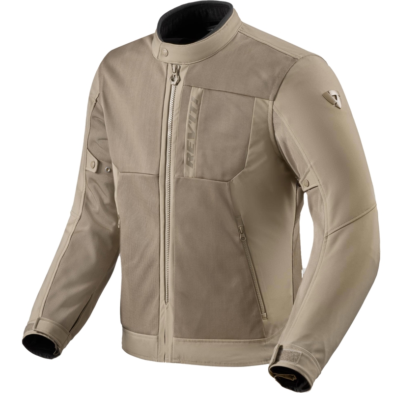 Chaqueta de moto Revit Highcrest color arena
