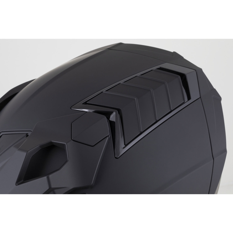 Casco de moto enduro ZED XD1 negro mate-verde oscuro