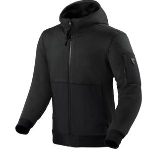 Chaqueta de moto Revit Oakwood negra