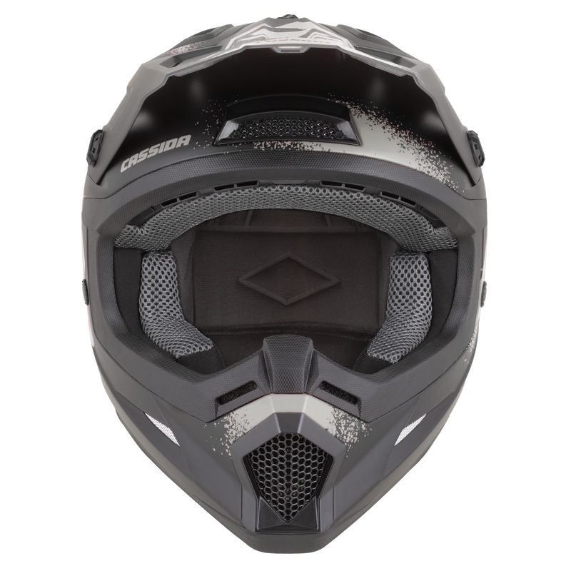 Casco de motocross Cassida Cross Cup 2 Crew en negro mate y arena