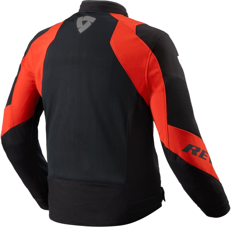 Chaqueta de moto Revit Hyperspeed 3 GT Air negra y roja