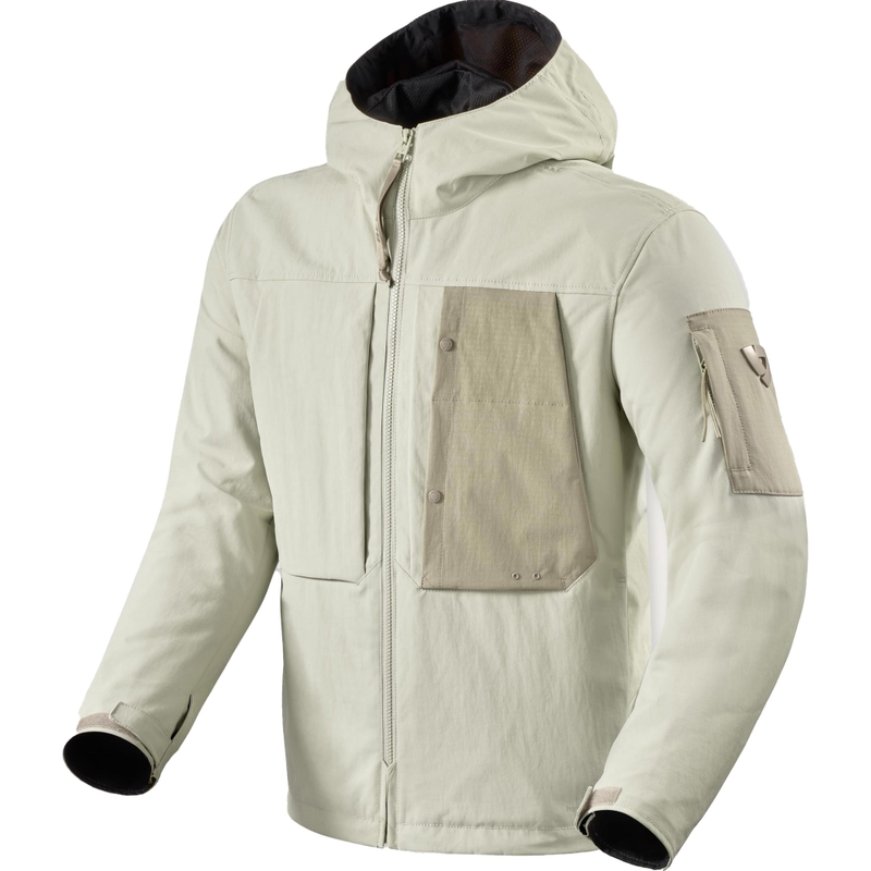 Chaqueta de moto Revit Danforth H2O color arena