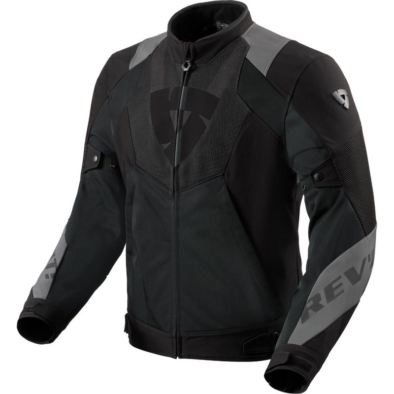 Chaqueta de moto Revit Hyperspeed 3 GT Air negro-gris