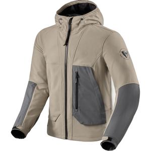 Chaqueta de moto Revit Boson gris arena