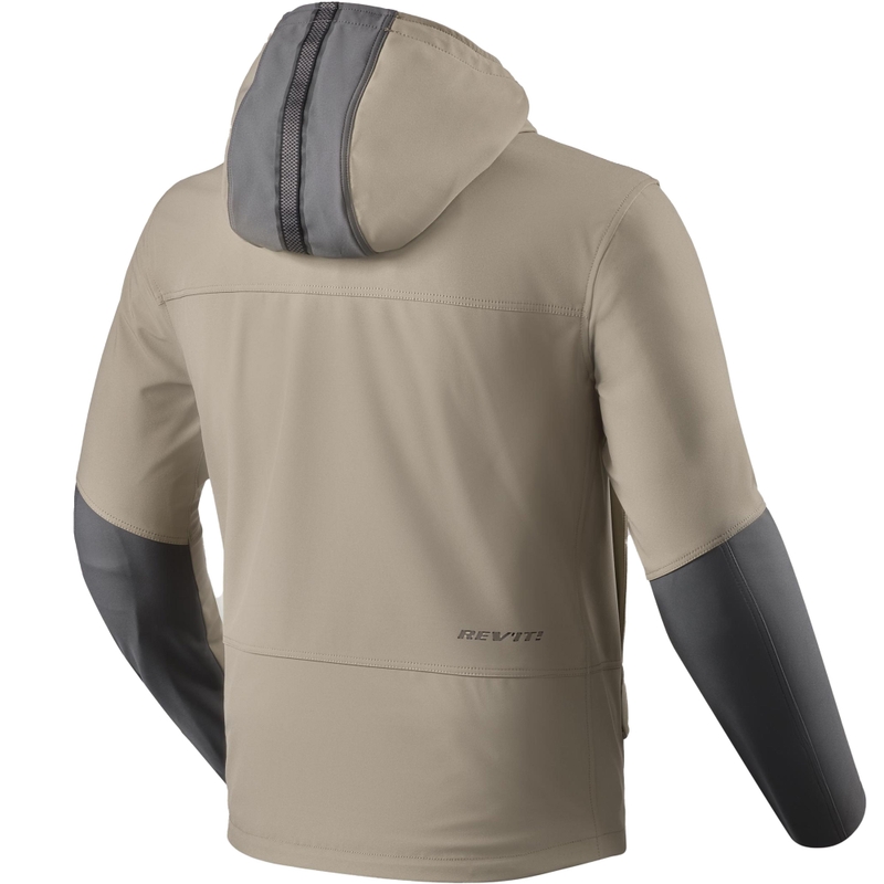 Chaqueta de moto Revit Boson gris arena