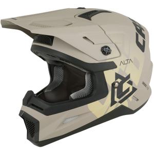 Casco de motocross infantil Cassida Cross Cup 2 Alta Junior gris arena mate