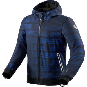 Chaqueta de moto softshell Revit Saros WB azul-azul