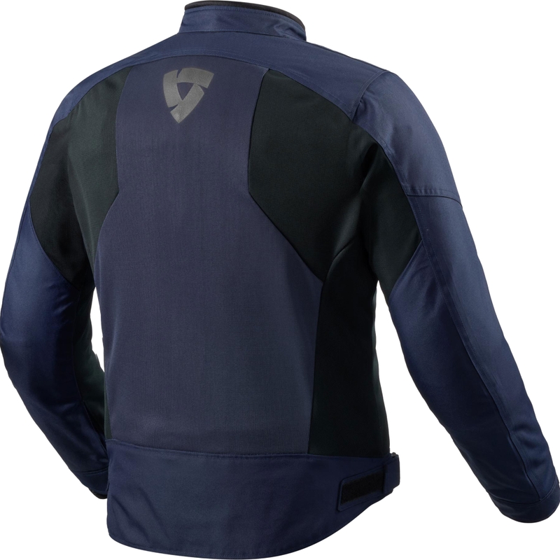 Chaqueta de moto Revit Torque 3 H2O azul oscuro-negro