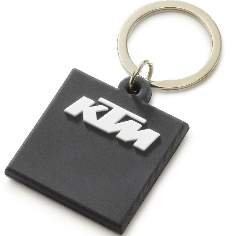 Llavero de goma KTM negro
