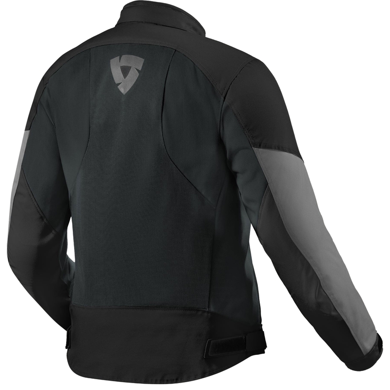 Chaqueta de moto Revit Torque 3 H2O para mujer, color negro