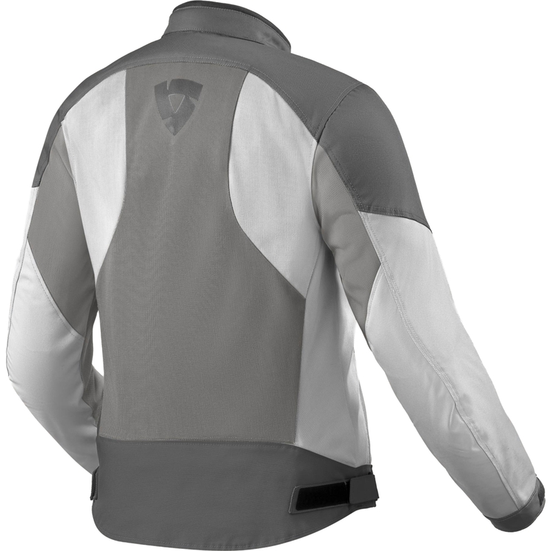 Chaqueta de moto Revit Torque 3 H2O para mujer gris-rosa