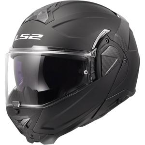 Casco de moto abatible LS2 FF910 Advant II Negro sólido