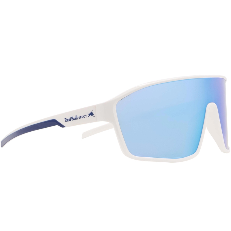 Gafas de sol Red Bull Spect Daft blancas con lente azul