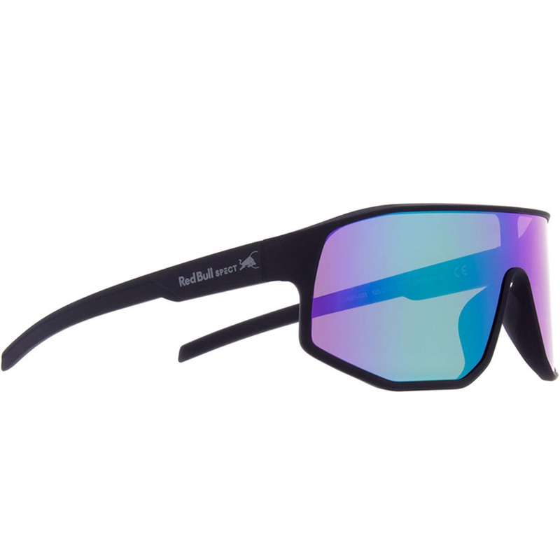 Gafas de sol Red Bull Spect Dash negras con lentes verde-violeta