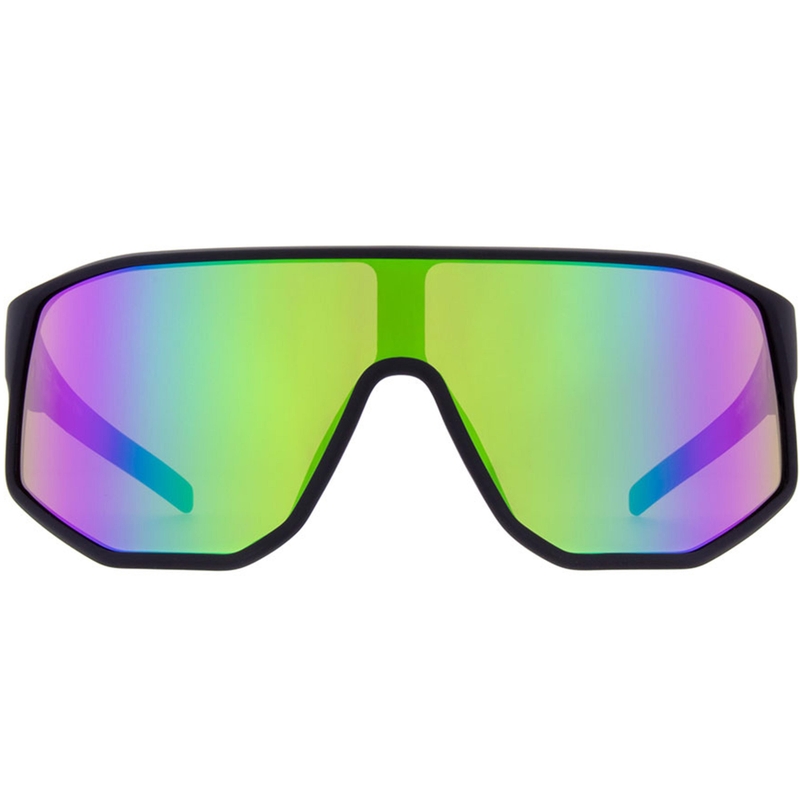 Gafas de sol Red Bull Spect Dash negras con lentes verde-violeta
