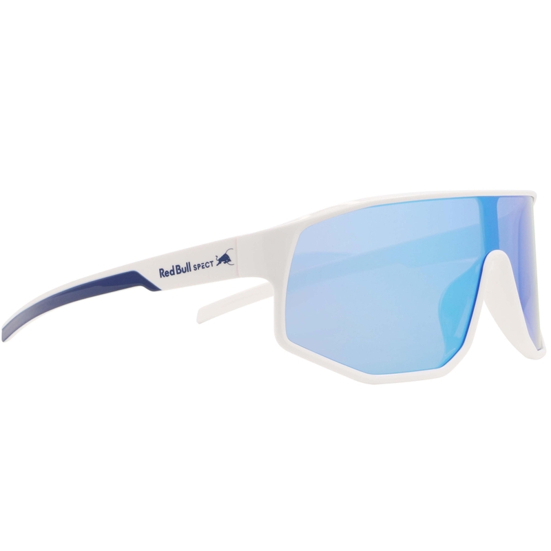 Gafas de sol Red Bull Spect Dash blancas con lente azul