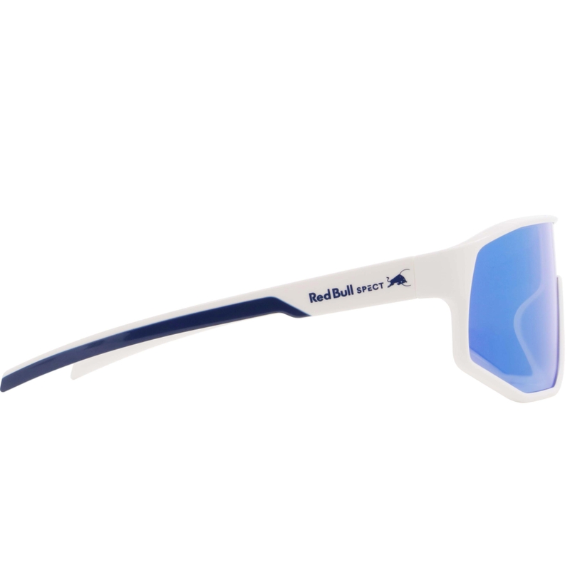 Gafas de sol Red Bull Spect Dash blancas con lente azul