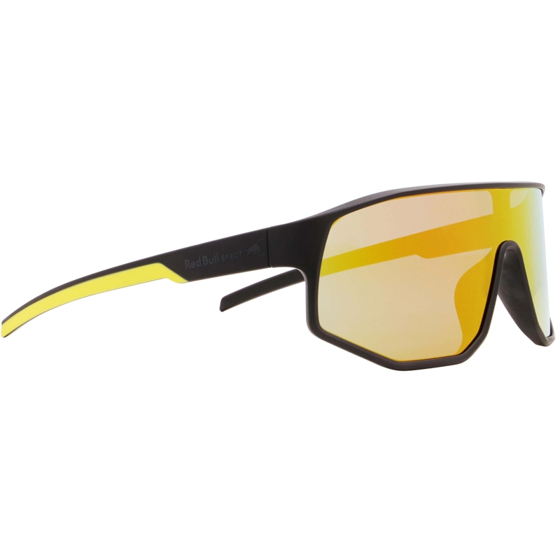 Gafas de sol Red Bull Spect Dash negras con lentes azul-amarillas