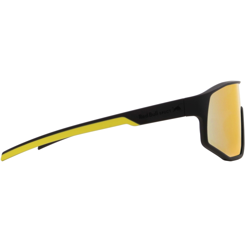 Gafas de sol Red Bull Spect Dash negras con lentes azul-amarillas