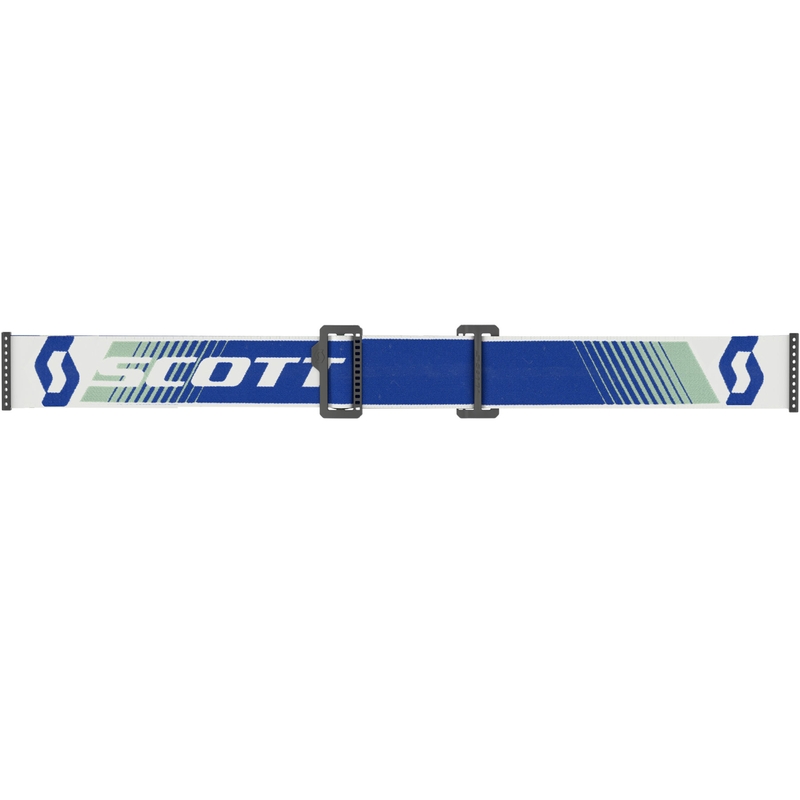 Gafas de motocross SCOTT Fury CH azul verdoso con plexiglás espejado verde