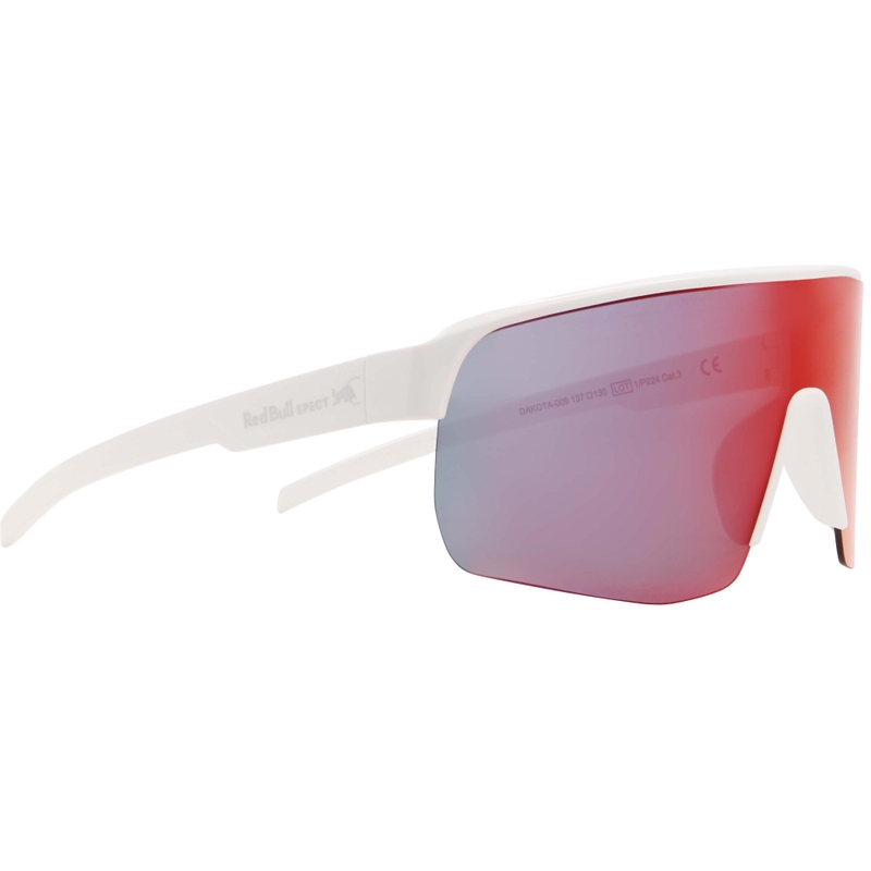 Gafas de sol Red Bull Spect Dakota blancas con lentes azul-rojas