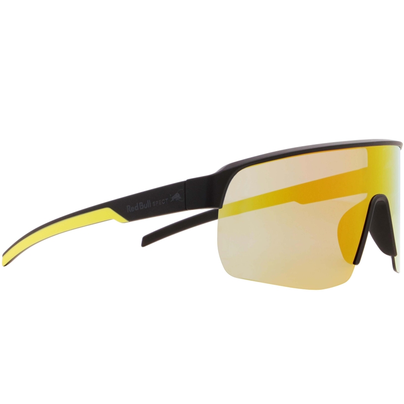 Gafas de sol Red Bull Spect Dakota negras con lentes azul-amarillas