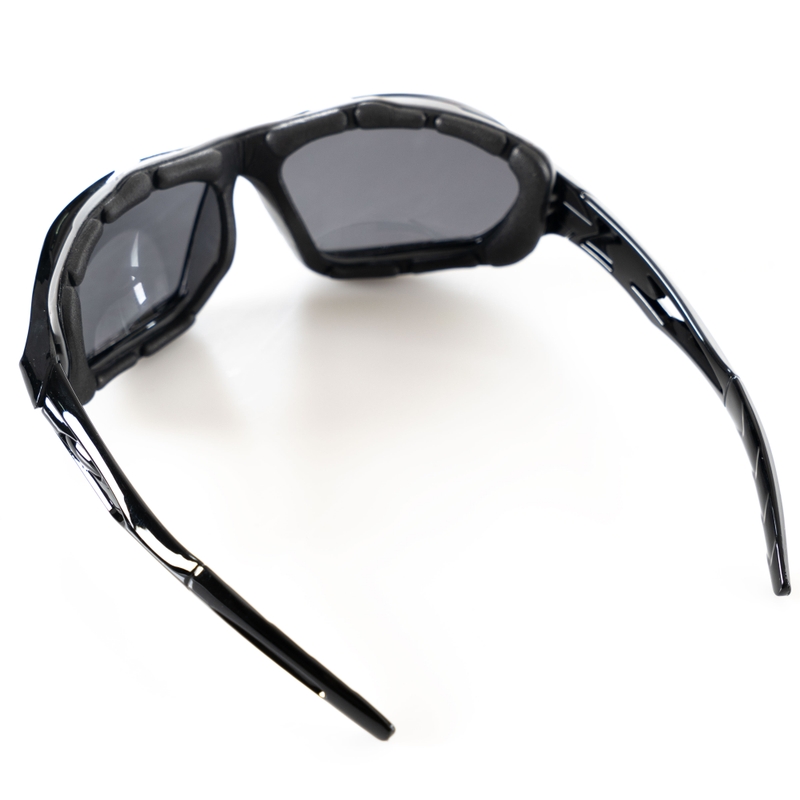 Gafas de sol para cascos abiertos MotoZem Drift negras