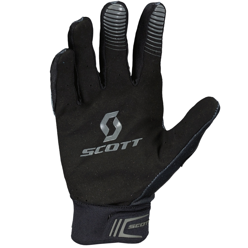 Guantes de motocross SCOTT 450 Podium negro-gris