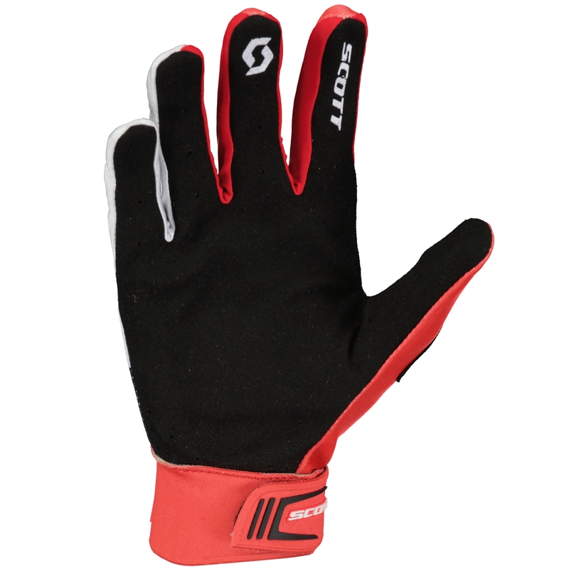 Guantes de motocross SCOTT 450 Prospect rojo-negro