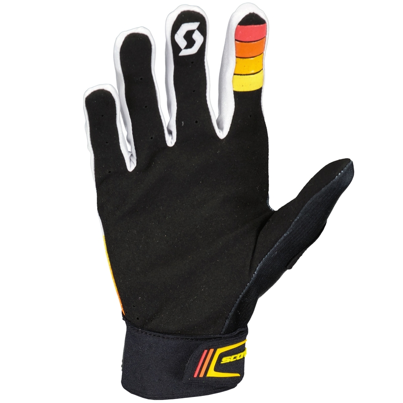 Guantes de motocross SCOTT 450 Prospect naranja-amarillo