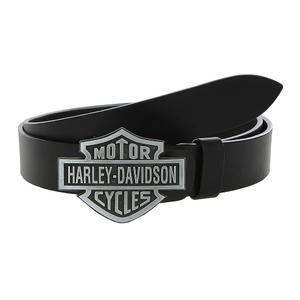 Cinturón de moto de cuero con hebilla Harley-Davidson