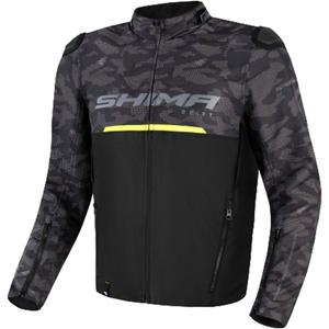 Chaqueta de moto Shima Drift camo-negro