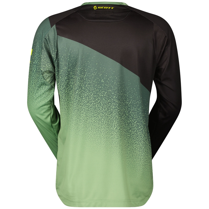 Camiseta de motocross SCOTT 350 DIRT EVO negro-verde