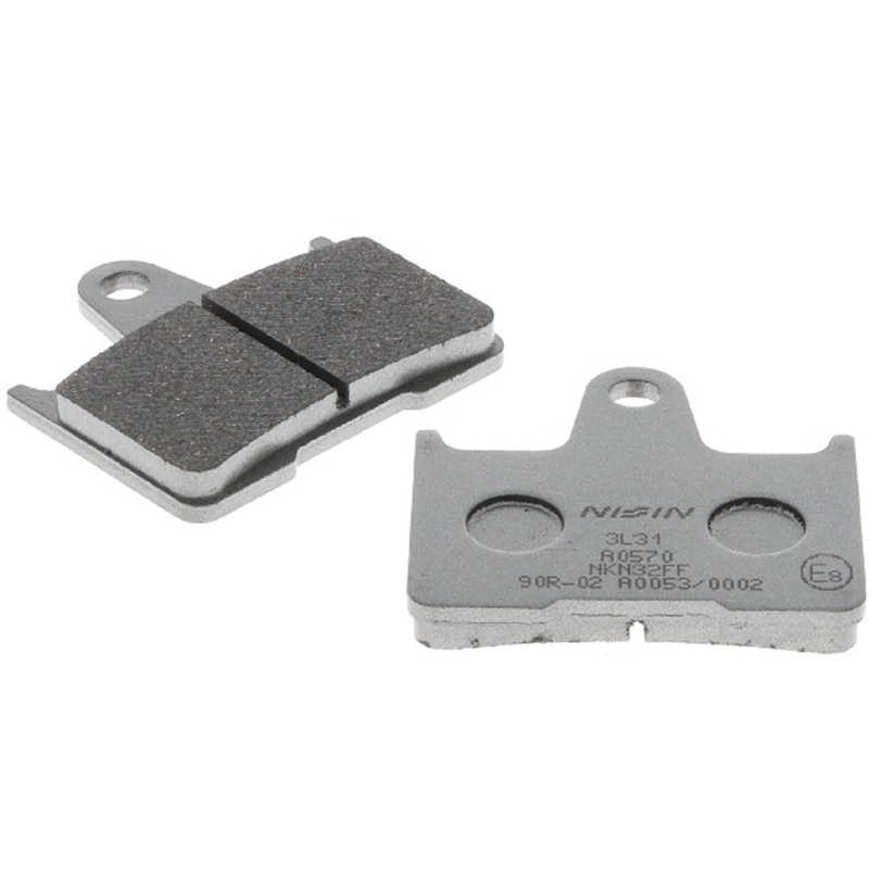 Pastillas de freno NISSIN compuesto semimetálico 40x53,5x8,7 mm 2 uds