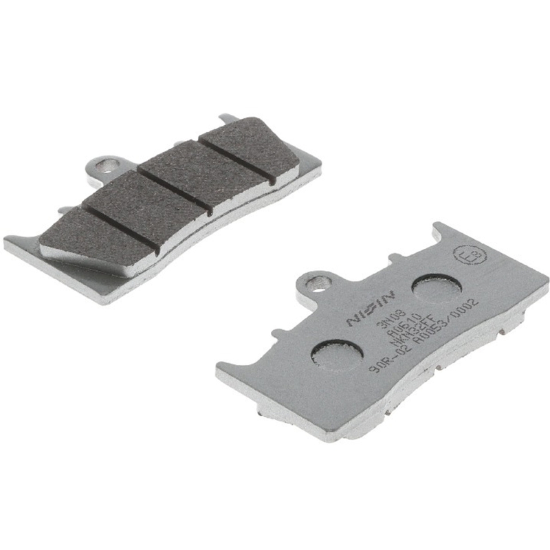 Pastillas de freno NISSIN compuesto semimetálico 81x46x8 mm 2 uds