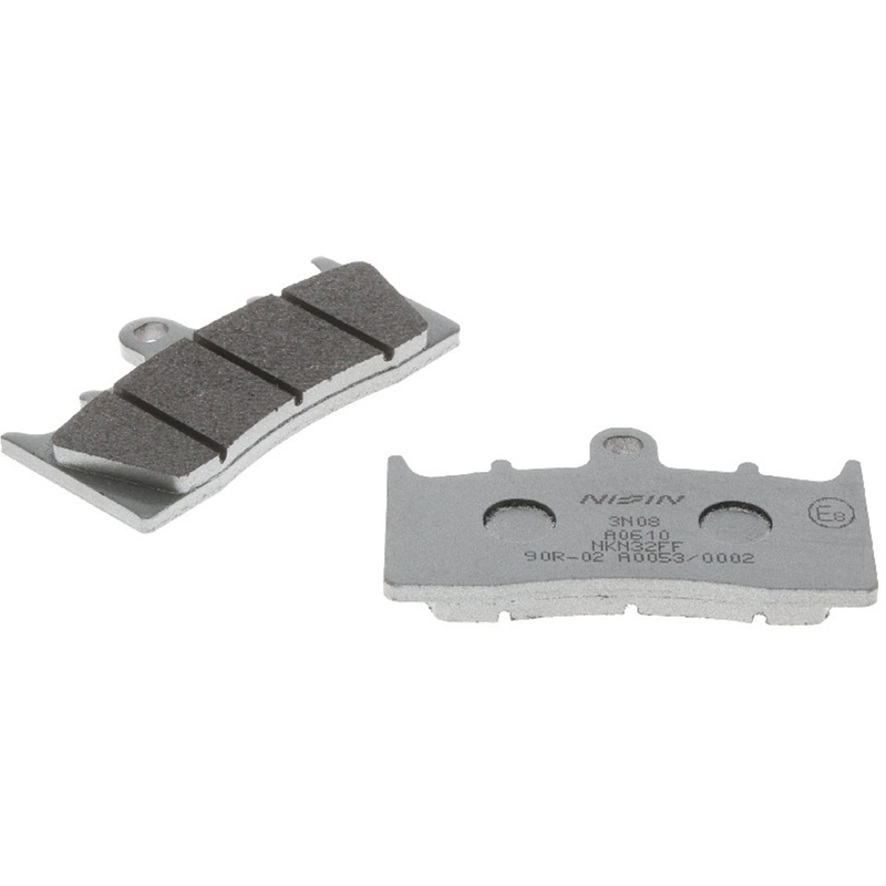Pastillas de freno NISSIN compuesto semimetálico 81x46x8 mm 2 uds
