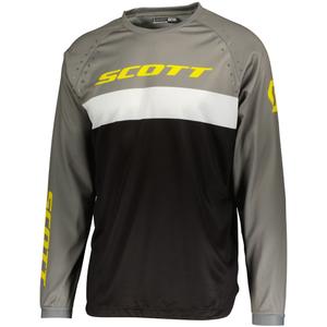 Camiseta de motocross SCOTT 350 SWAP EVO negro-gris