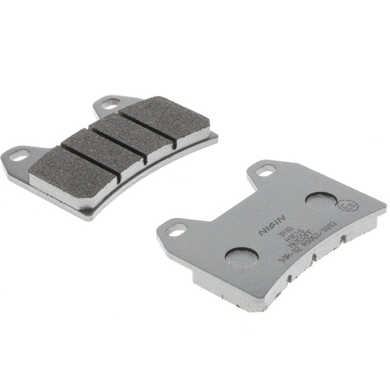 Pastillas de freno NISSIN compuesto semimetálico 76x55,5x9 mm 2 uds