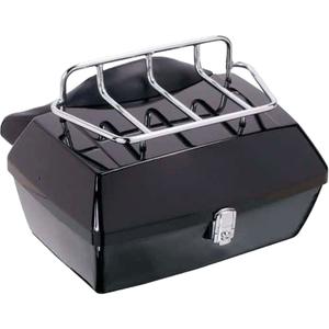 Vrchní kufr na motorku CUSTOMACCES TRAVEL černý