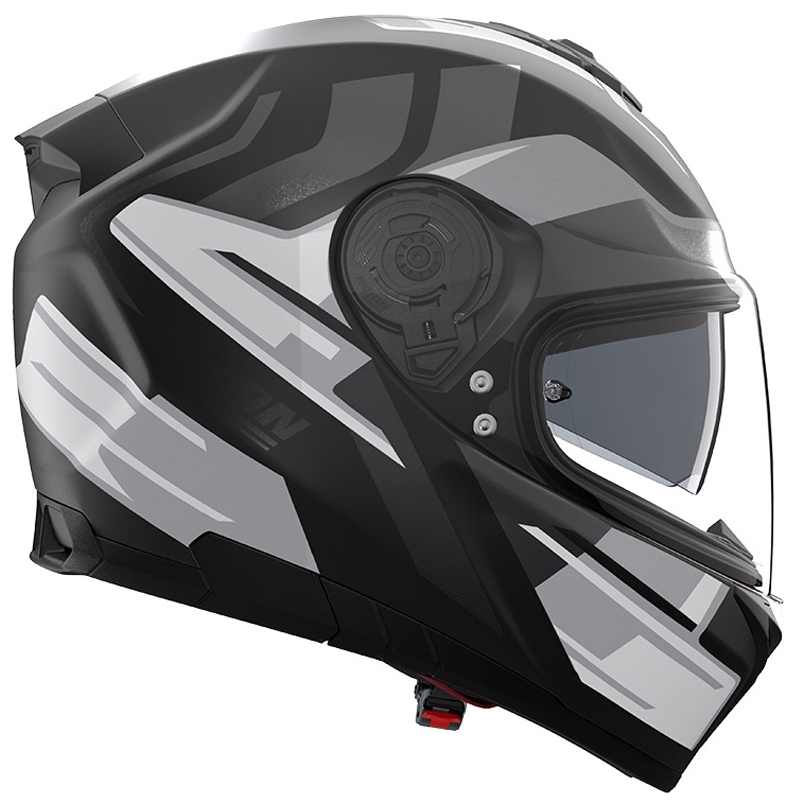 Casco integral de moto Nolan N80-8 Trittico 359 negro mate-blanco-antracita